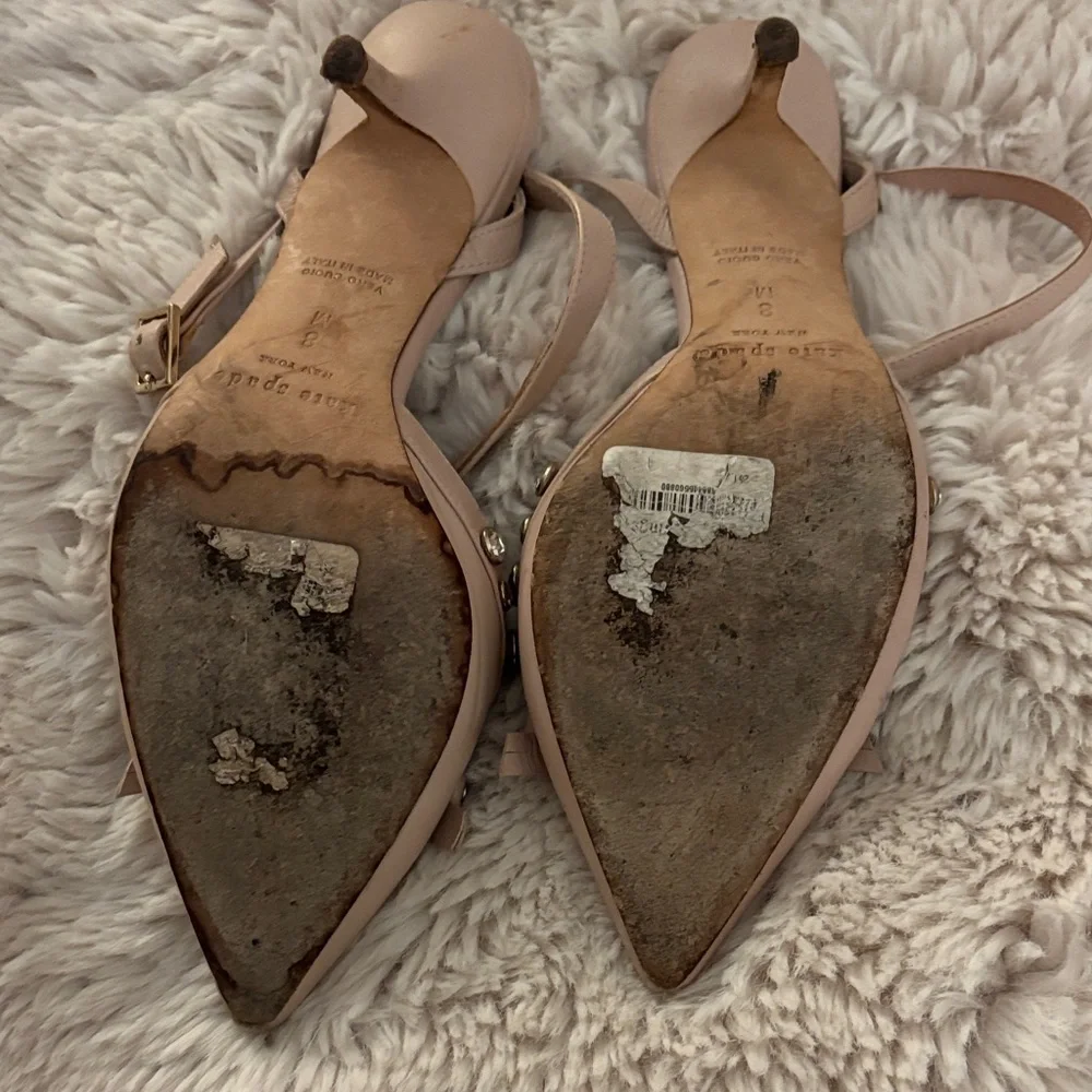 Kate Spade Nude Heels with Sparkling Accents - Picture 4 of 4